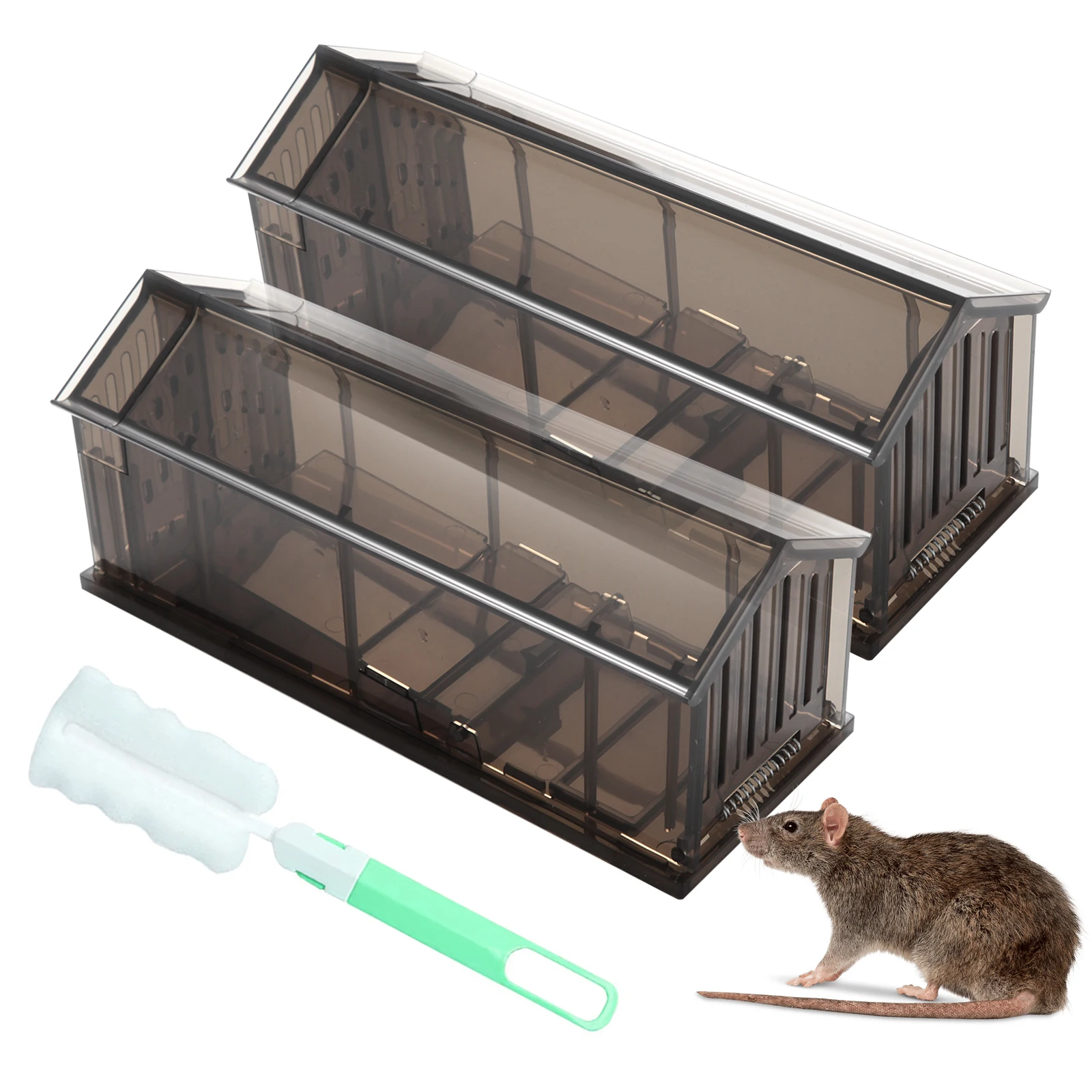 Best Quality Easy Use Plastic Humane Live Mouse Trap Humane Mouse Kill Rat  Trap - China Mouse Trap Plastic and Live Mouse Trap price