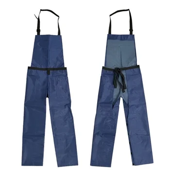 CL1004 Blue Waterproof Cleaning Chaps Working Washing Work Apron Pants