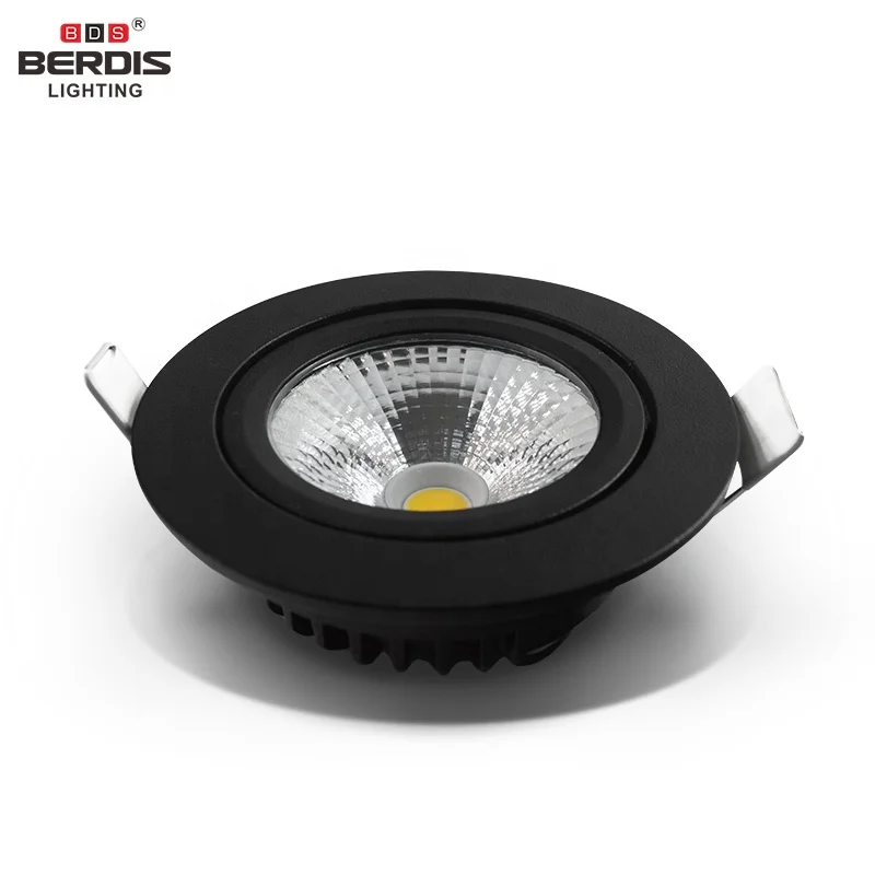 High End DALI Dimmable Led Downlight Black Dim to Warm 2700K Slim Led Ceiling Spot Light