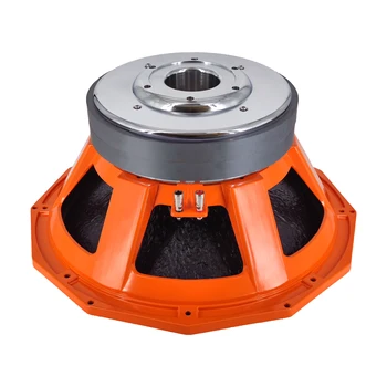 18-Inch Orange Aluminum Basket 3000W Power Output Double Magnet 5-Inch Voice Coil Woofer 8ohm Impedance for Outdoor Parties
