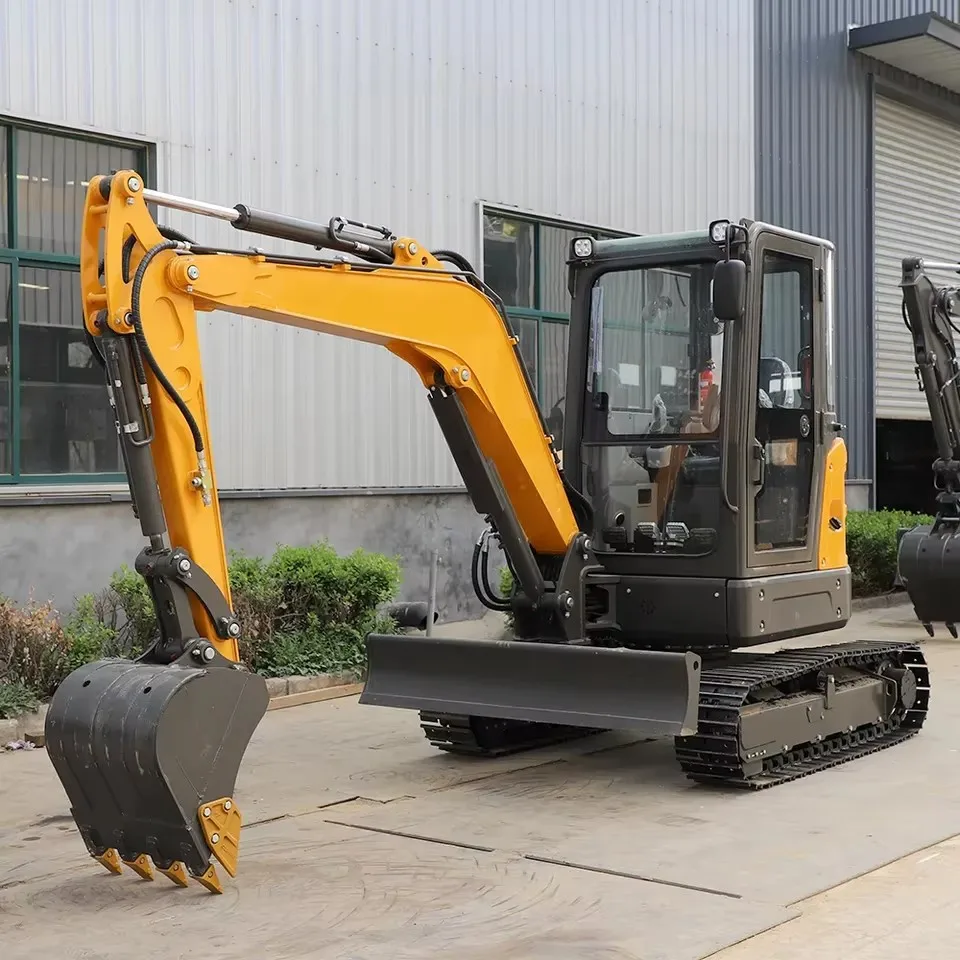 2025 Earth-moving Machinery 3Ton 4Ton Hydraulic Crawler Micro Mini Escavator Digger Excavator 4 Ton Mini Excavator for Sale