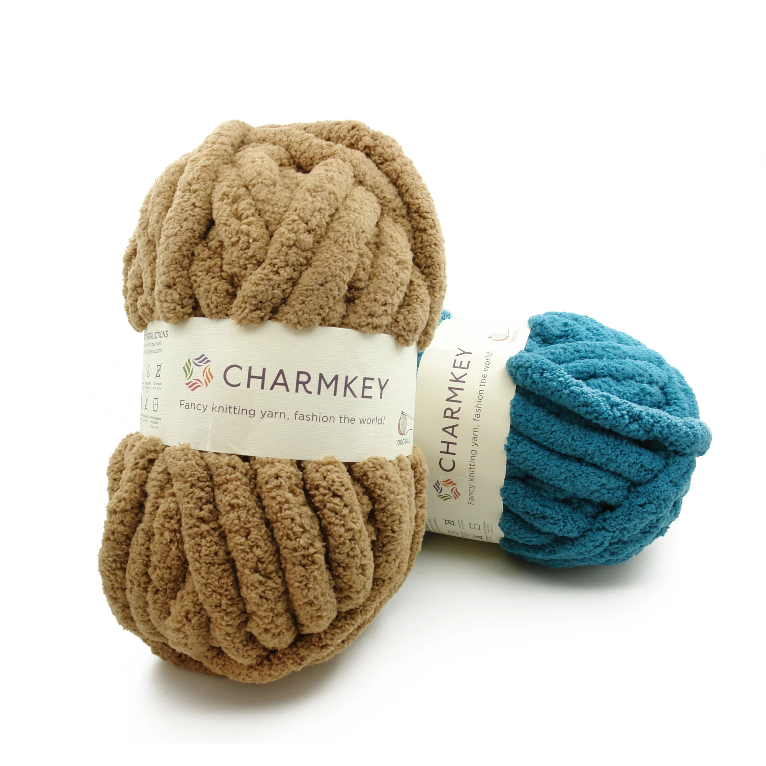 Charmkey Hot Sale Super Chunky Wool Yarn for Hand Knitting Blanket - China Chunky  Yarn and 100% Merino Wool price