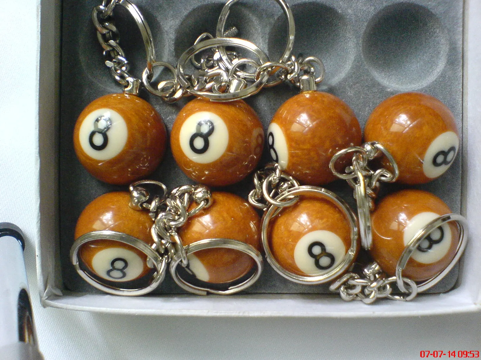 Customized Logo Printed Promotional Billiard Ball Keychain Buy Magic