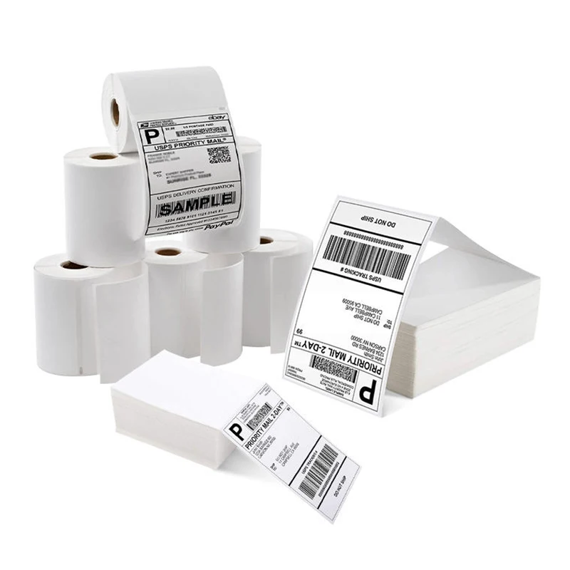 40x60mm Vinyl Scratch-Off Adhesive Thermal Labels for Supermarket Promotion & Exhibition Use-Custom Sticker Express Shipping