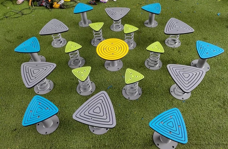 Children's Playground Equipment Set Outdoor Garden Games Children's Balance Training Equipment Customizable Plum Blossom Pile