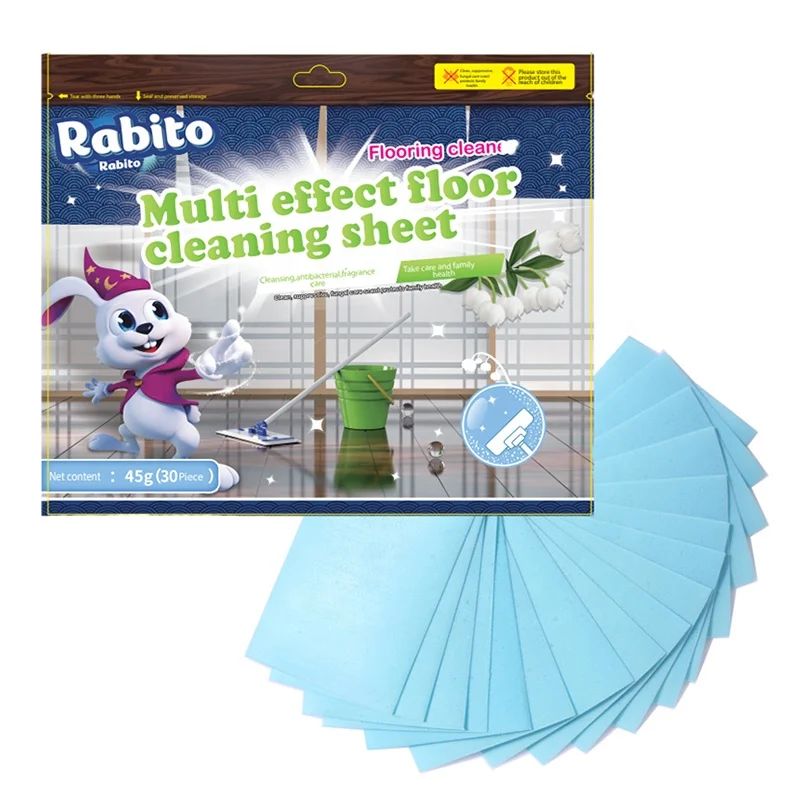 Household Hygiene Floor Cleaner Mopping Floor Wiping Tiles Wood Floor Cleaning Sheets