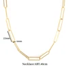 Gold - round snake chain necklace