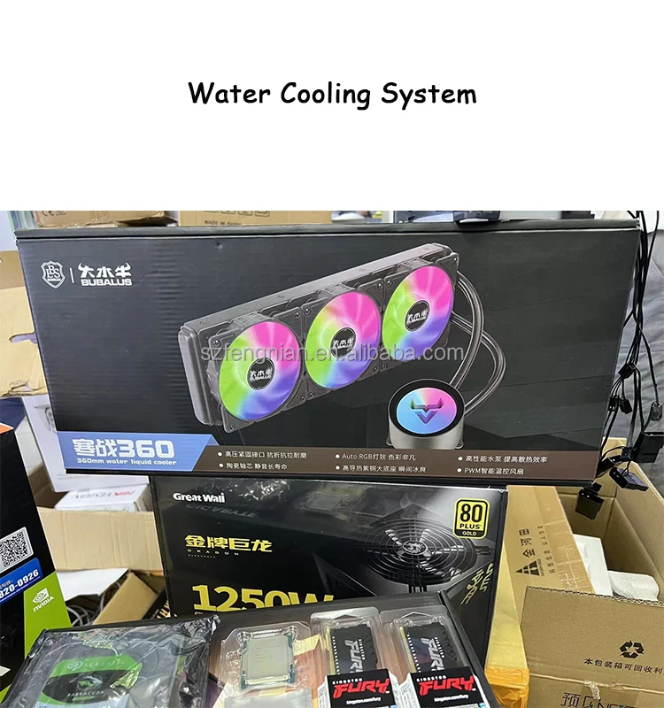 New gaming pc Core i9-12900KF RTX 3080Ti 12GB GPU system unit 64GB Ram 1T SSD HDD 2T Win 11 best quality gamer desktop computer