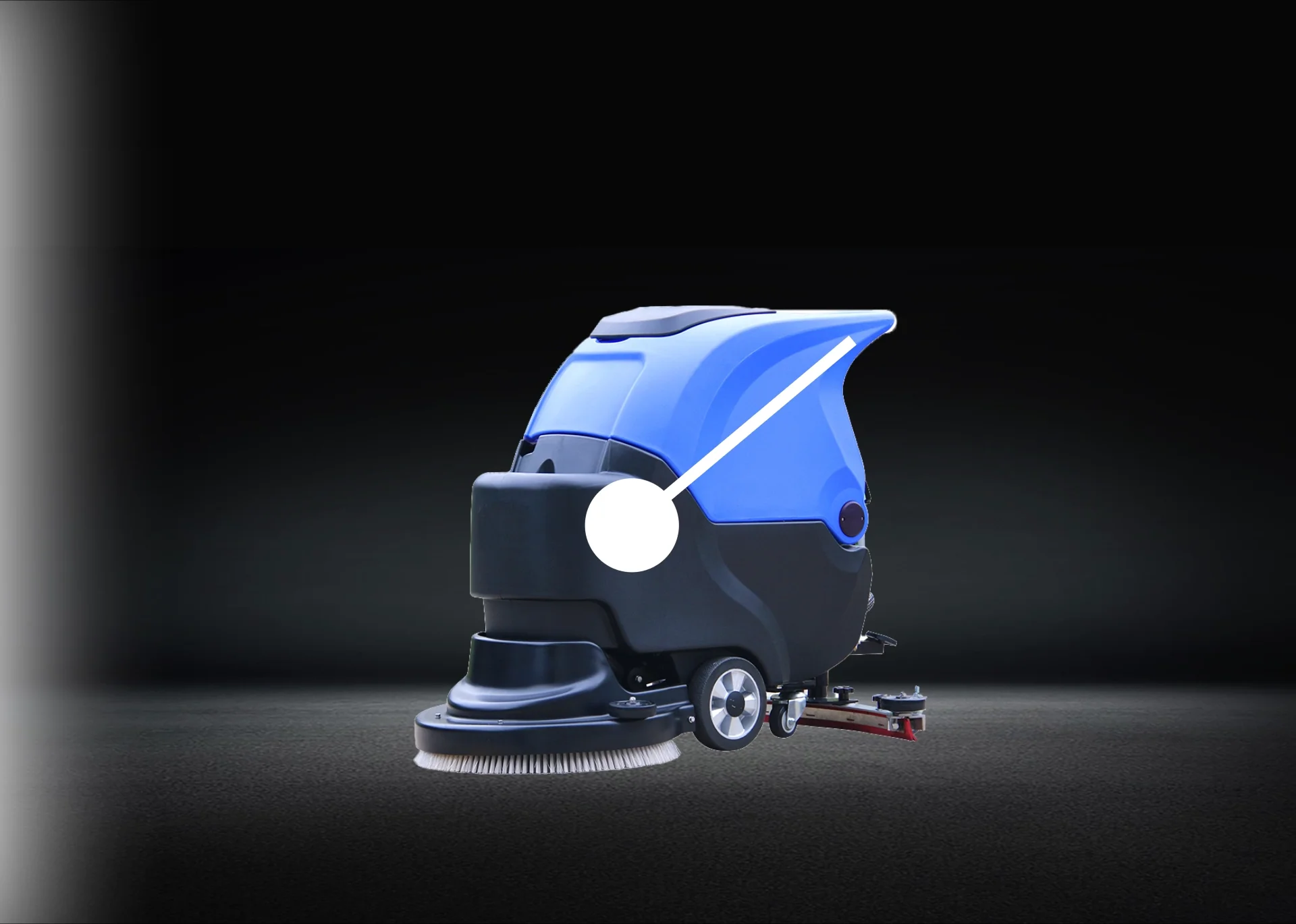 D530s Automatic Walk Behind Industrial Cleaner Wash Machine Floor ...