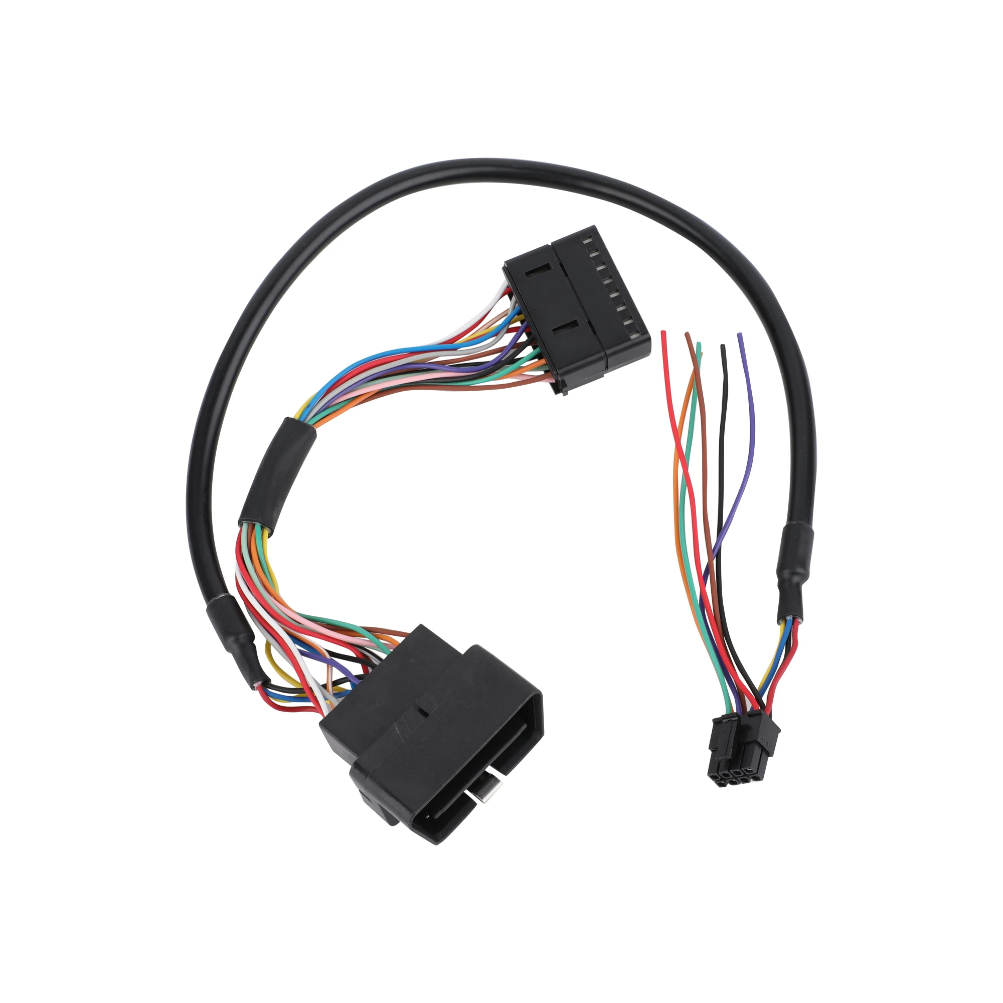 Factory Custom OBD2 OBDII OBD 16pin 12V 24V M to F Y Cable for Code Reader