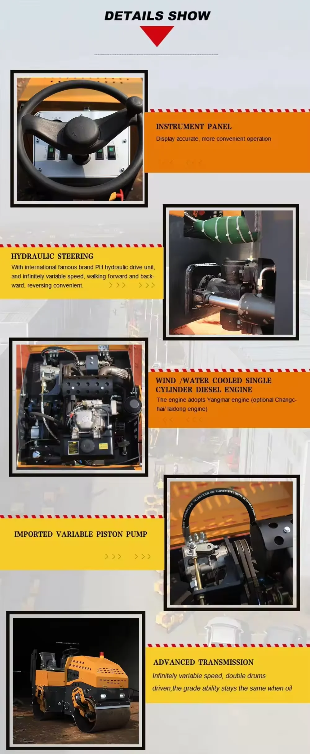 Китайский мини-легкоуправляемый мини-асфальтовый Дорожный Каток Вибрационный дорожный каток по лучшей цене