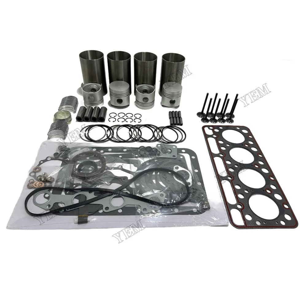 V1702 V1702A V1702B Overhaul Rebuild Kit for Kubota V1702 DI Indirect-injection Engine L2850DT L2850DTGST KH90 L355DTSS