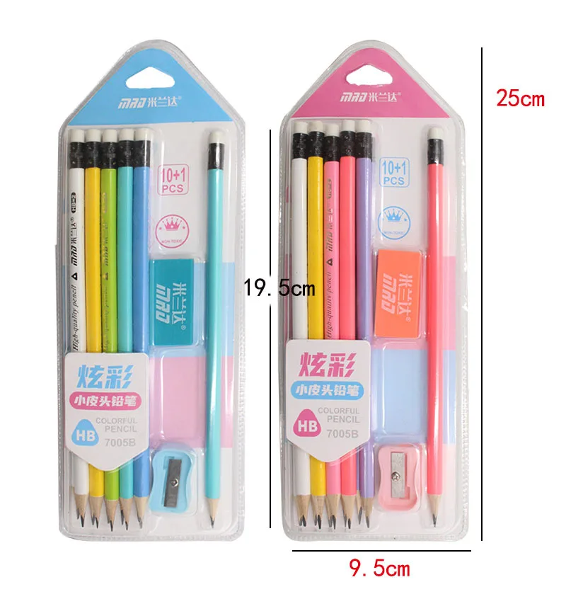 Professional Cute Custom Back to School Supplies Stationery List Pencil Cartoon Kit Gift Stationery Sets