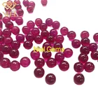 5# 3mm rubin 5mm synthetic 10mm corundum 8mm ball rubi red ruby beads