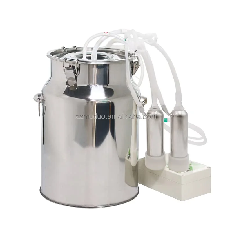 10l Vacuum Type Automatic Dairy Cows Goat Sheep Milk Machine Pulsation Portable Electric Cow