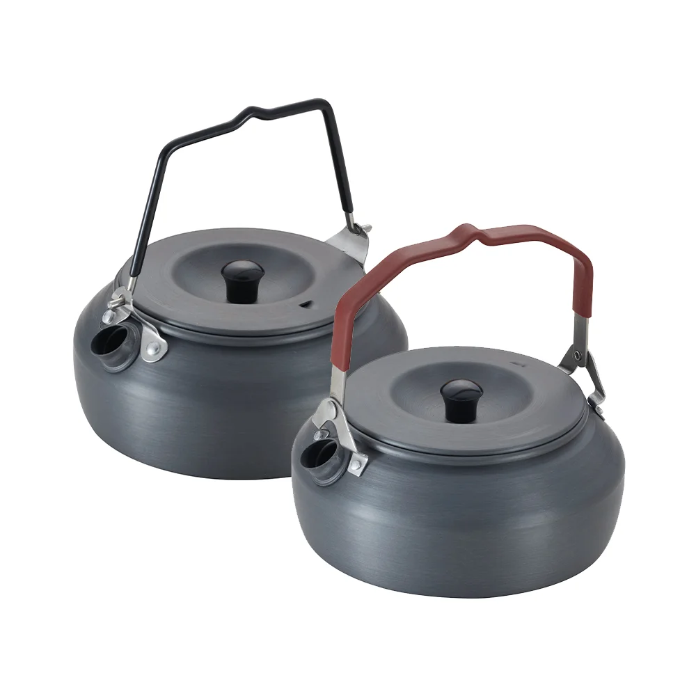 Outdoor Hard Anodized Aluminum Chinese Tea Pot Set Camping Tea Wholesale Camping Kettle supplier