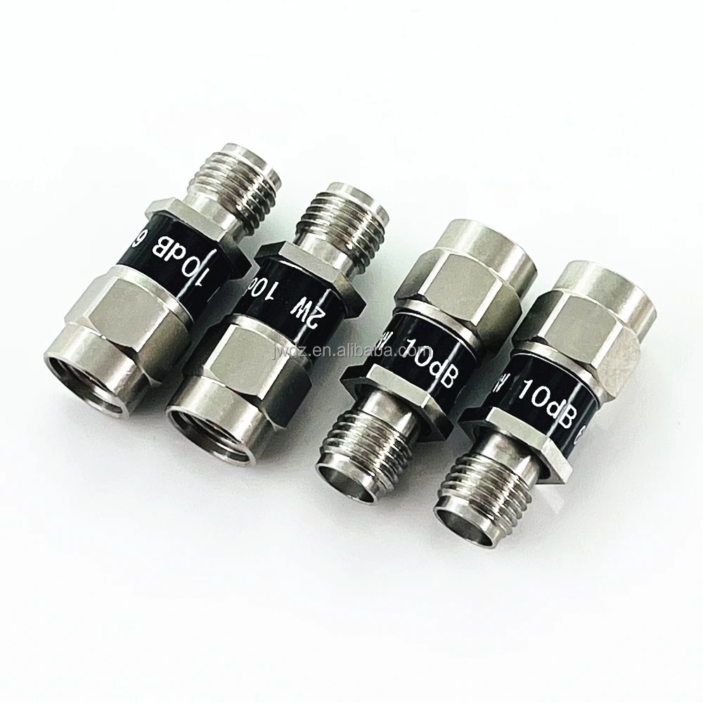 SMA Coaxial Fixed 2W 10dB 6GHz RF Attenuator 1db.2db.3db.5db.6db.10db.20db.30db coaxial fixed attenuator