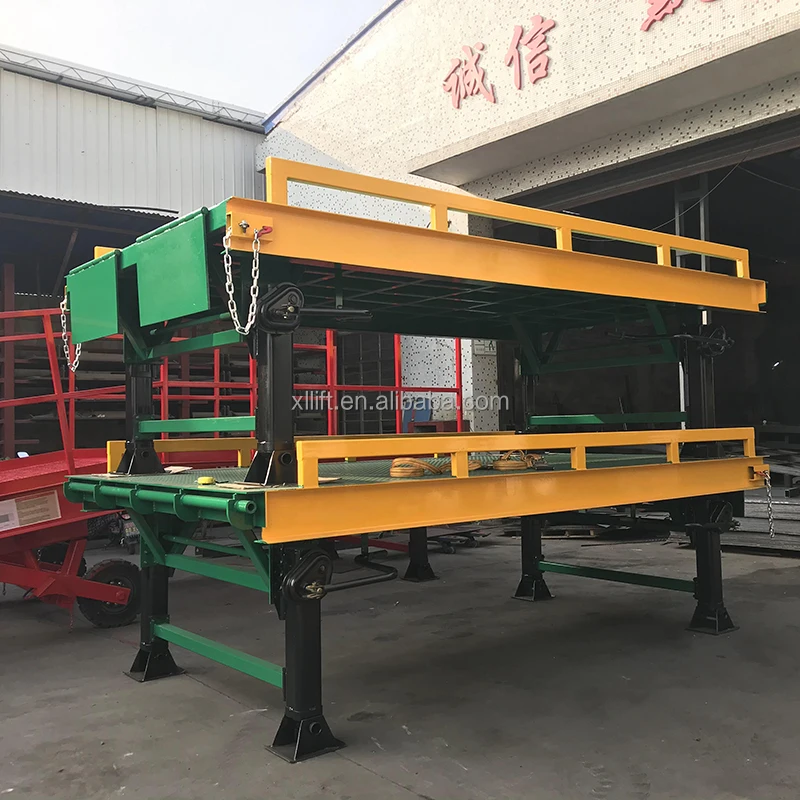 Container Unloading Ladder Unloading Platform Loading Container Dock Lift Platform Leveler ...