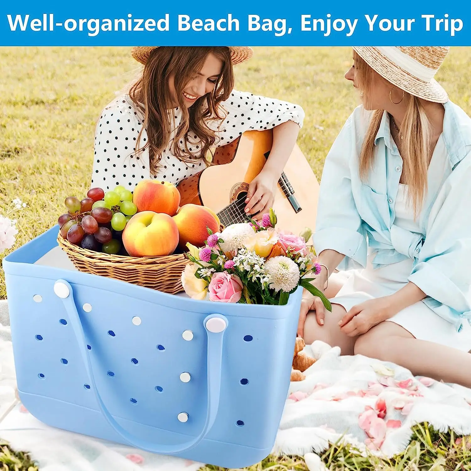 Wholesales Rubber Beach Bag Accessories Divide Space Divider Tray For