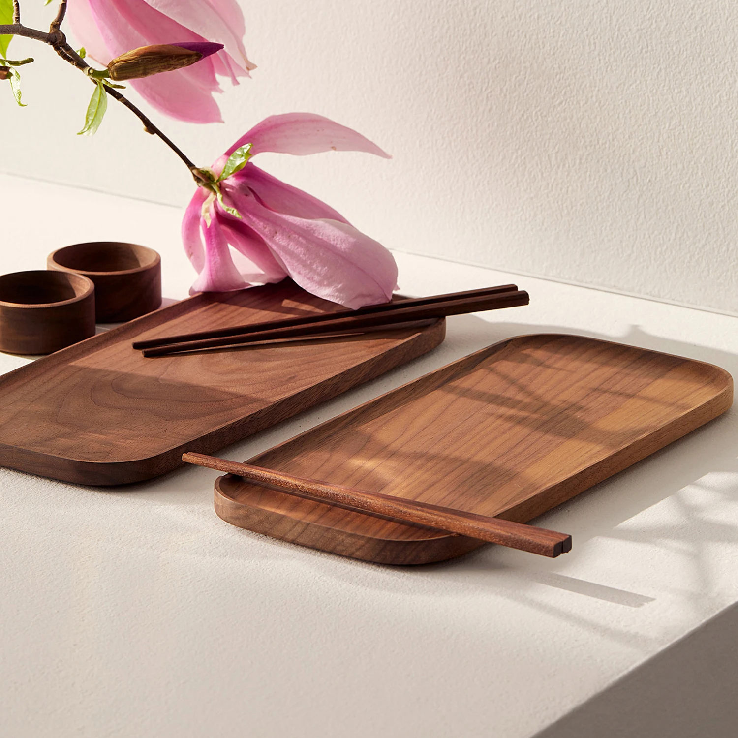 Sushi Serving Set offers - Walnut