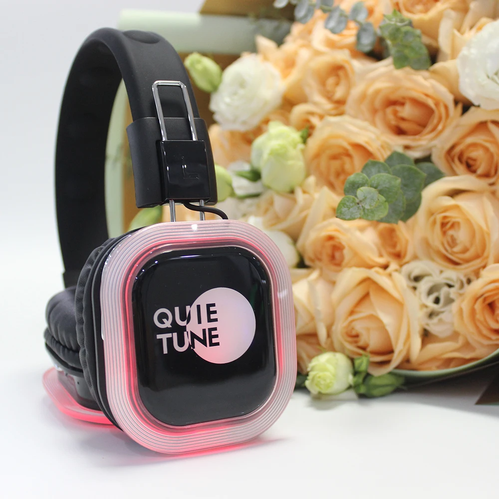 F39hifi Silent Disco Headphones Wireless Headset  Earphone Silent Disco Equipment \telectronics Silent Party Headphones