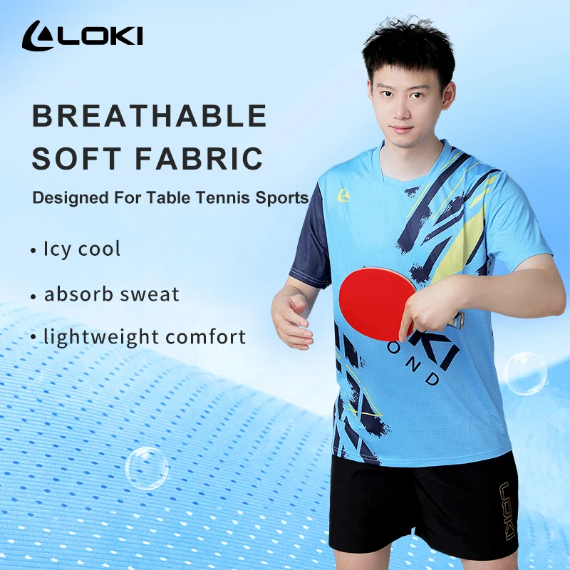 LOKI Sport Wear Quick Dry Men Women Tennis Training Clothes