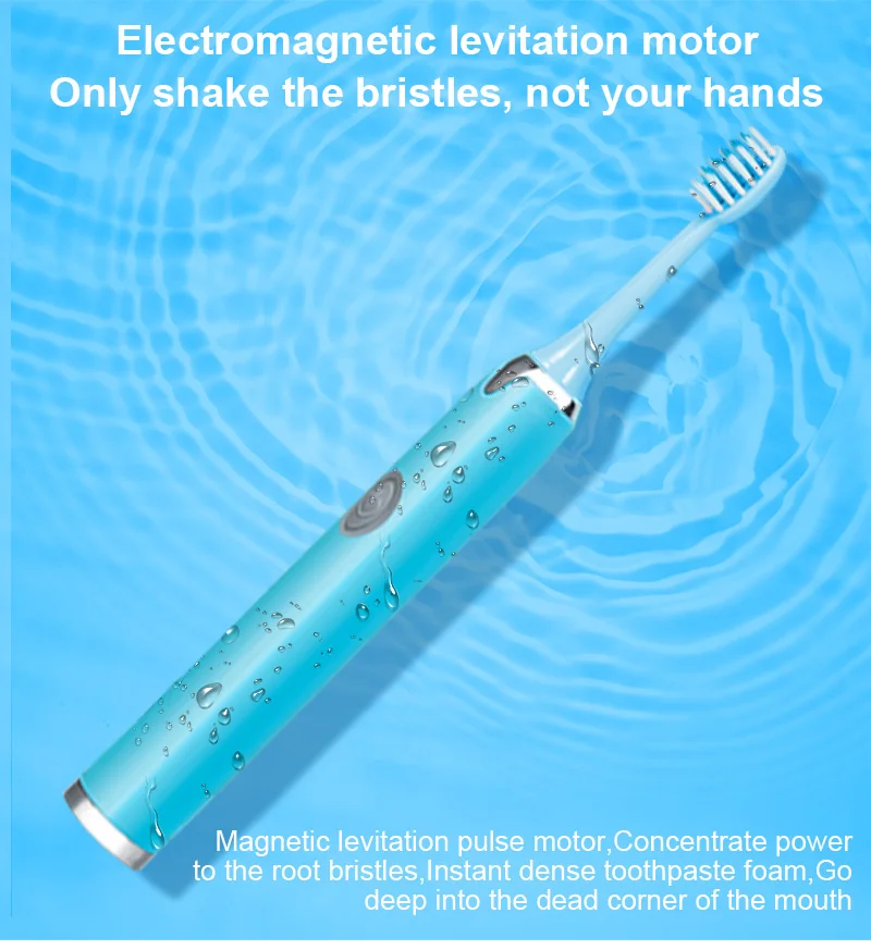 Профессиональный производитель электрической зубной щетки для детей и взрослых, звуковая электрическая зубная щетка, аккумулятор 3PSC, мягкая щетина