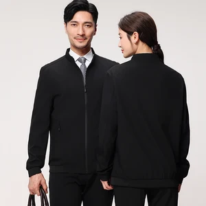 2026 Business Standing Collar Soft Men's Jackets Threaded Cuffs Windbreaker Jacket logo Customize Jacket for Men