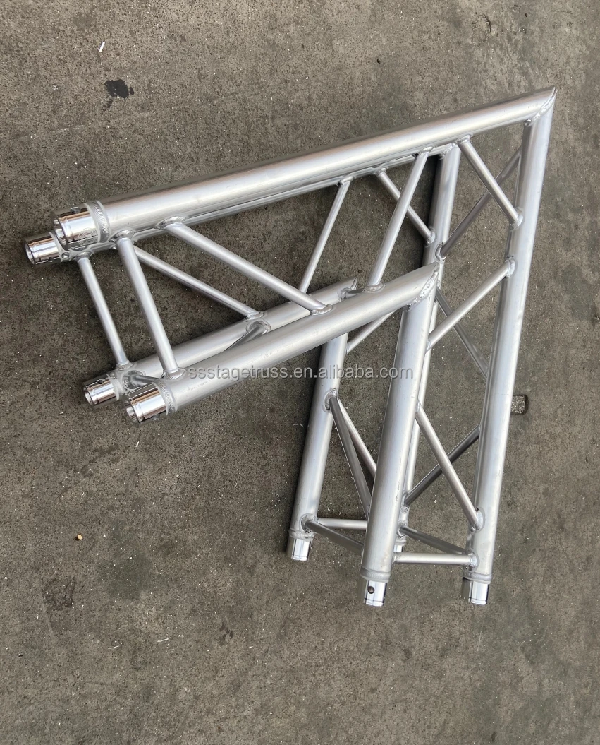 product 290mm aluminum spigot truss 2 way 60 corner truss for concert lighting and sound truss display connection accessories-6