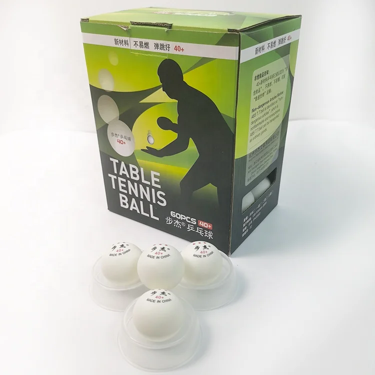 Поставщик: Китай (материк) 60 шт eco-friendly для пинг-понга теннисные мячи продажи Новый ABS Материал пожаро-шарики