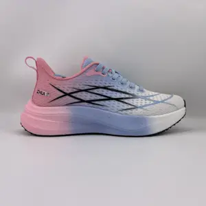 Professional Ultra-Light Running Shoes for All Seasons Breathable Marathon Speed Trainers Canvas for Walking Chunky Shoe