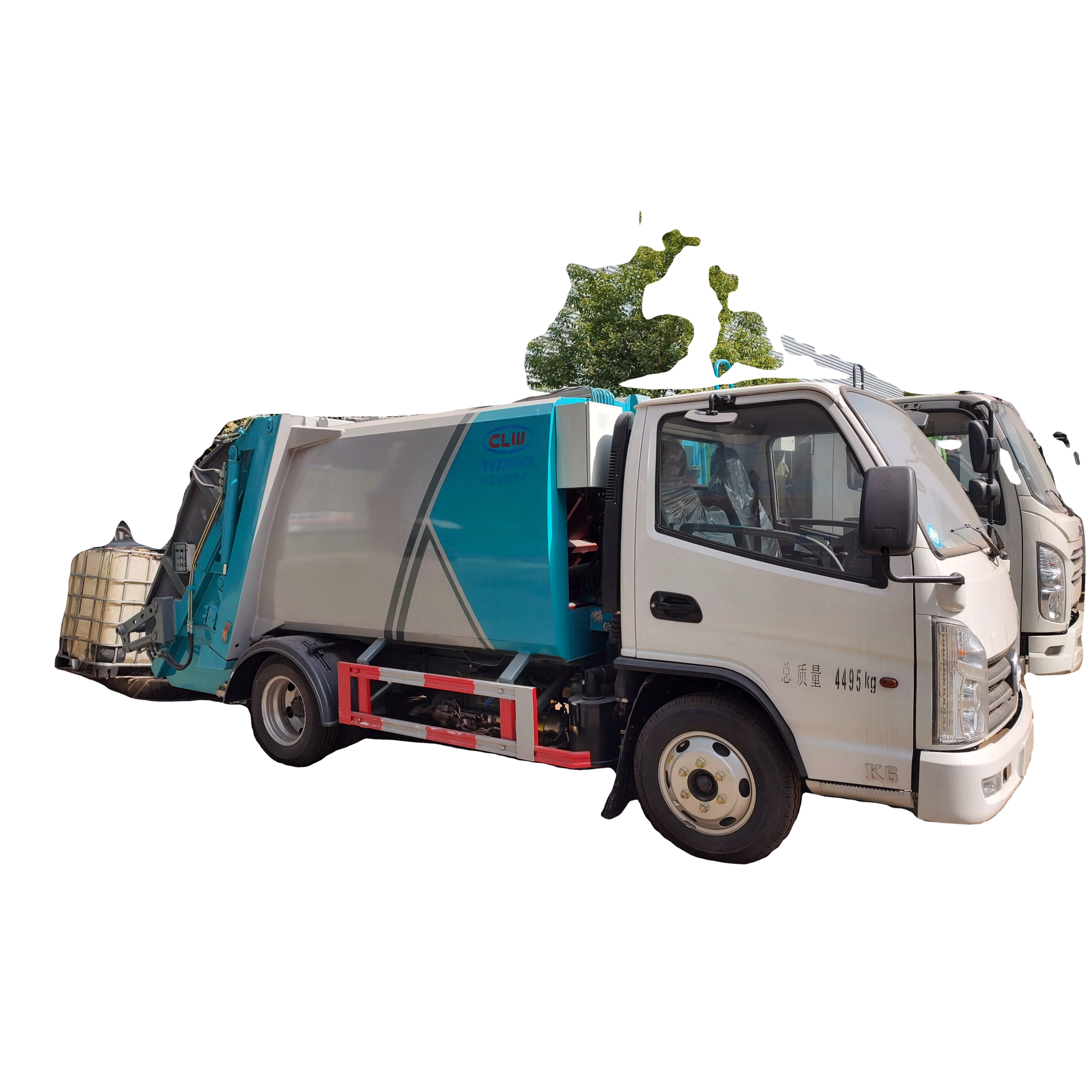 Small Rubbish Truck Garbage Dongfeng 4X2 Compactor Truc