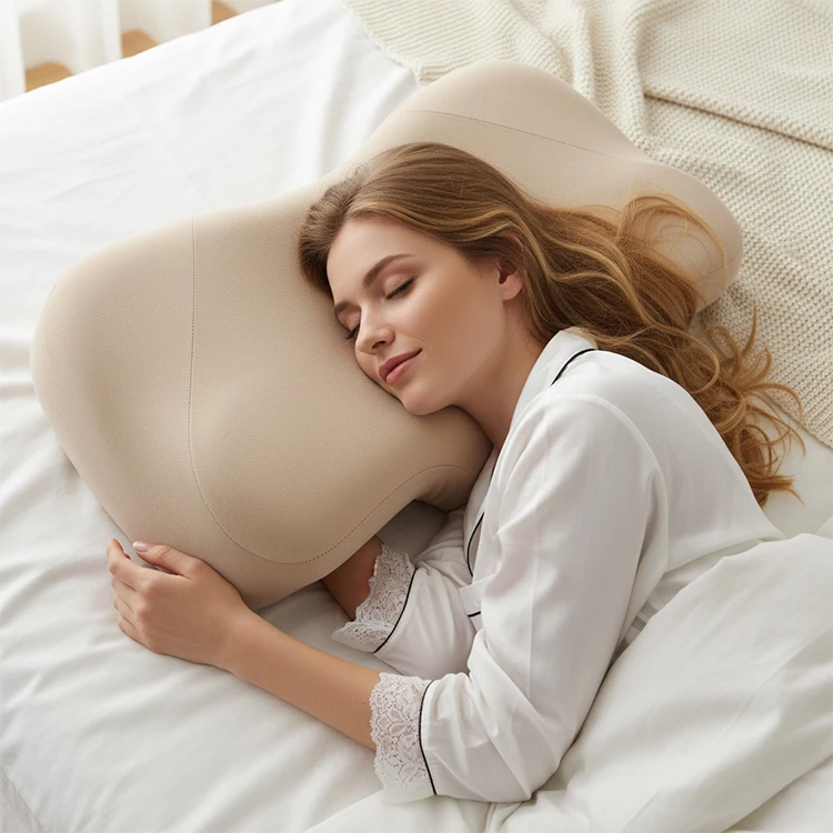 OEM Orthopedic Ergonomic Cervical Pillow Side Back Stomach Sleeper Contour Memory Foam Pillow for Neck Pain Relief