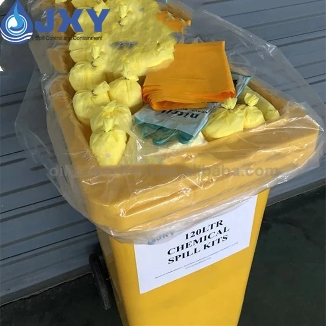 
120LTR химический мусорный бак на колесиках, комплект для разлива 