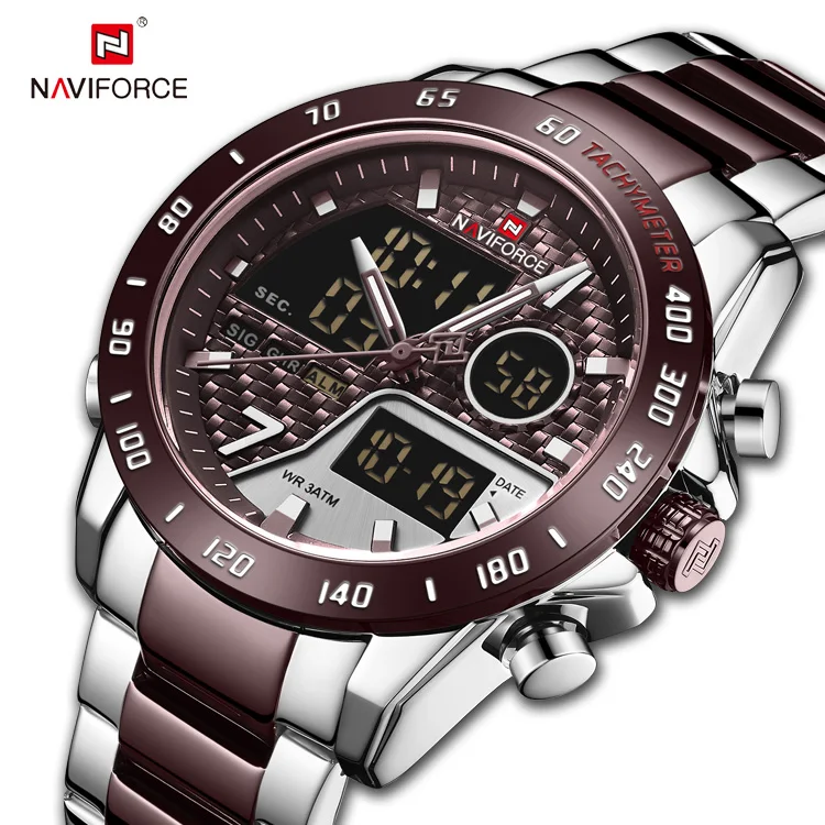 Naviforce Nuovo Al Quarzo Di Sport Orologi Da Polso Per Gli Uomini Di Lusso  Della Lega Di Modo Maschio Navi Forza 9171 Scece - Buy Orologi Per Gli  Uomini Product on Alibaba.com