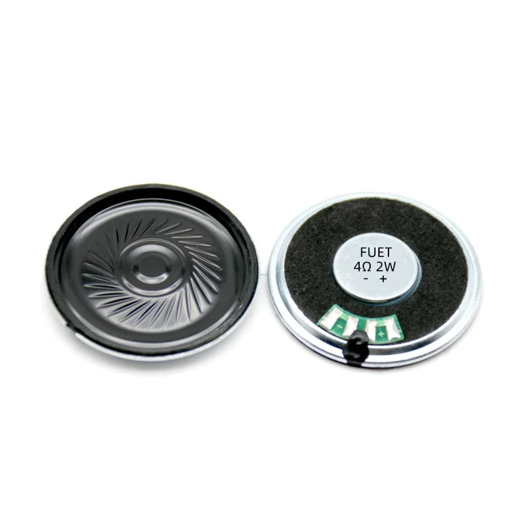 FUET 40MM Diameter Micro Speaker 2W 4Ohm Internal Magnet Loudspeaker