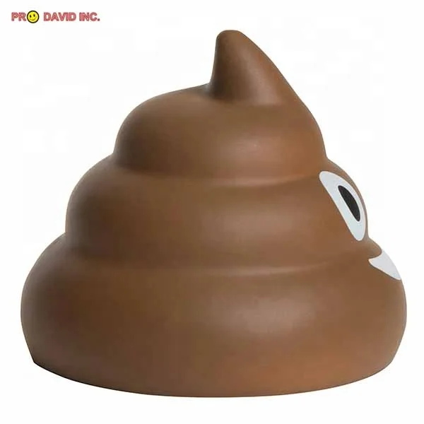 Supply Promotional Gifts Smiling Poop Custom Ball Stress Ball Stress Relievers