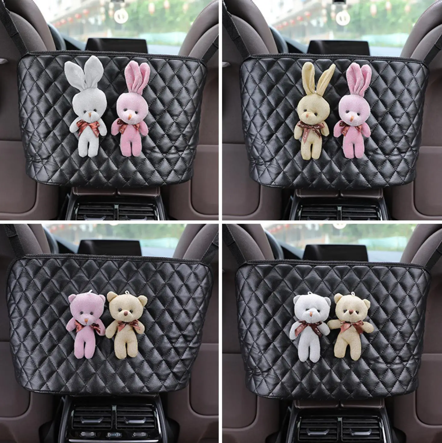yicheyiyou Purse Holder for Cars Between Seats， Barrier of Backseat Pet Kid