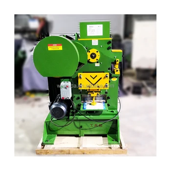 Hydraulic punching and shearing machine angle iron round steel industrial steel fully automatic punching