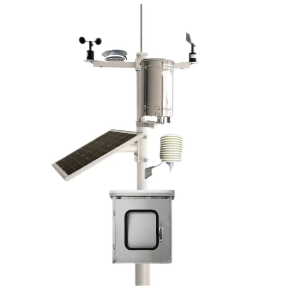 CDQ-T0C Professional Wireless Automatic Smart City Weather Station Equipment Outdoor With Air Quality Noise/co2/pm2.5 Sensor