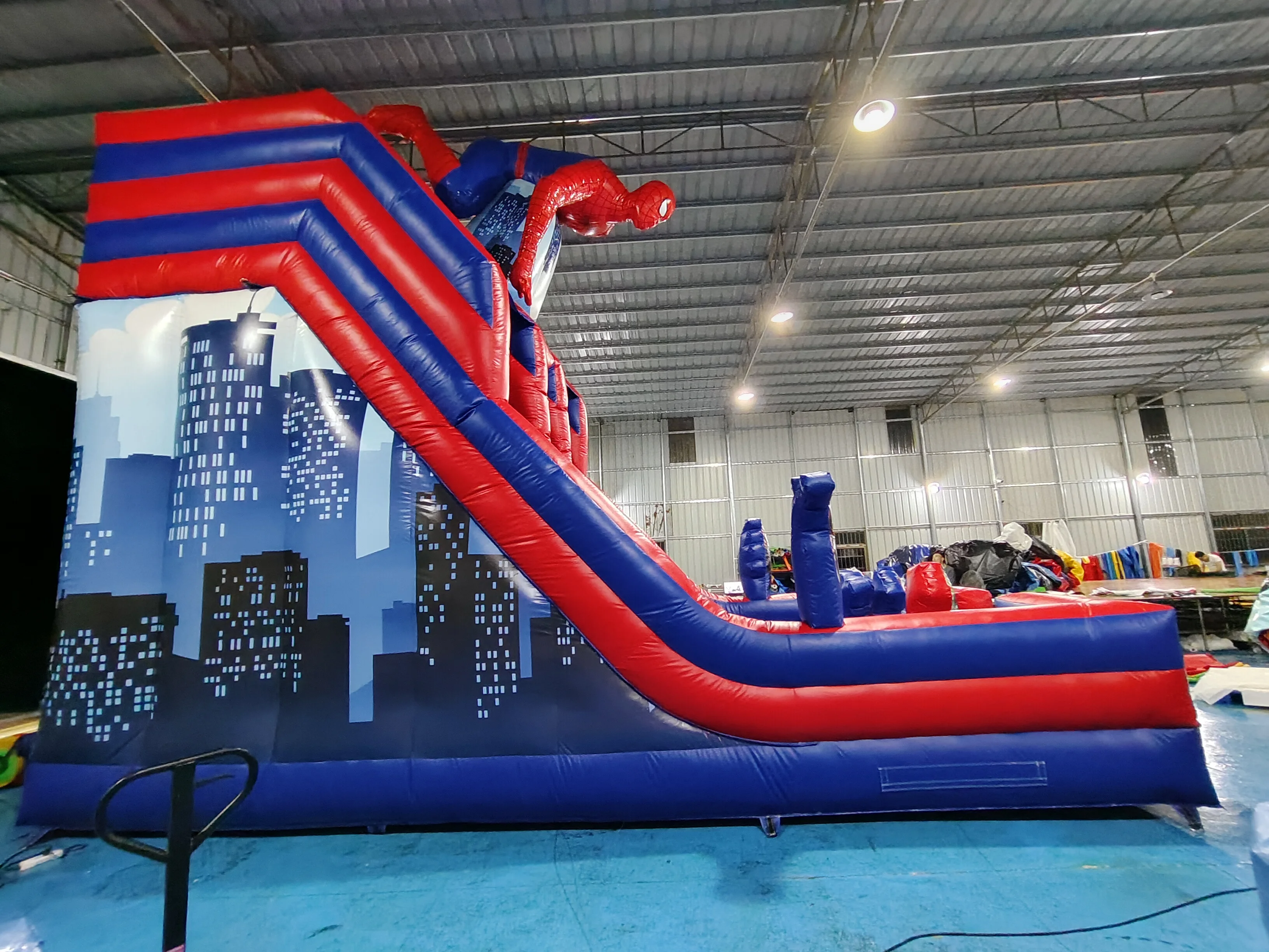 Custom Commercial PVC Inflatable Combo Outdoor Water Slide Pool Obstacle Course Inflatable Castle-for Fun and Games! factory