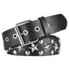 Five-pointed star + rivet -Black