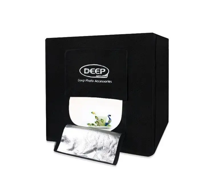 DEEP 80x80x80cM Led Studio Lightbox 80cm Photography Light Tent Soft Photo Studio Box