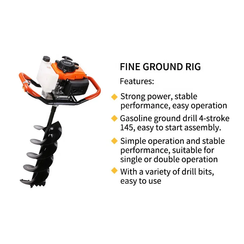 Hand Small Digging Machine Manual Auger Drilling Hole Digging Tools Earth Drilling Machine