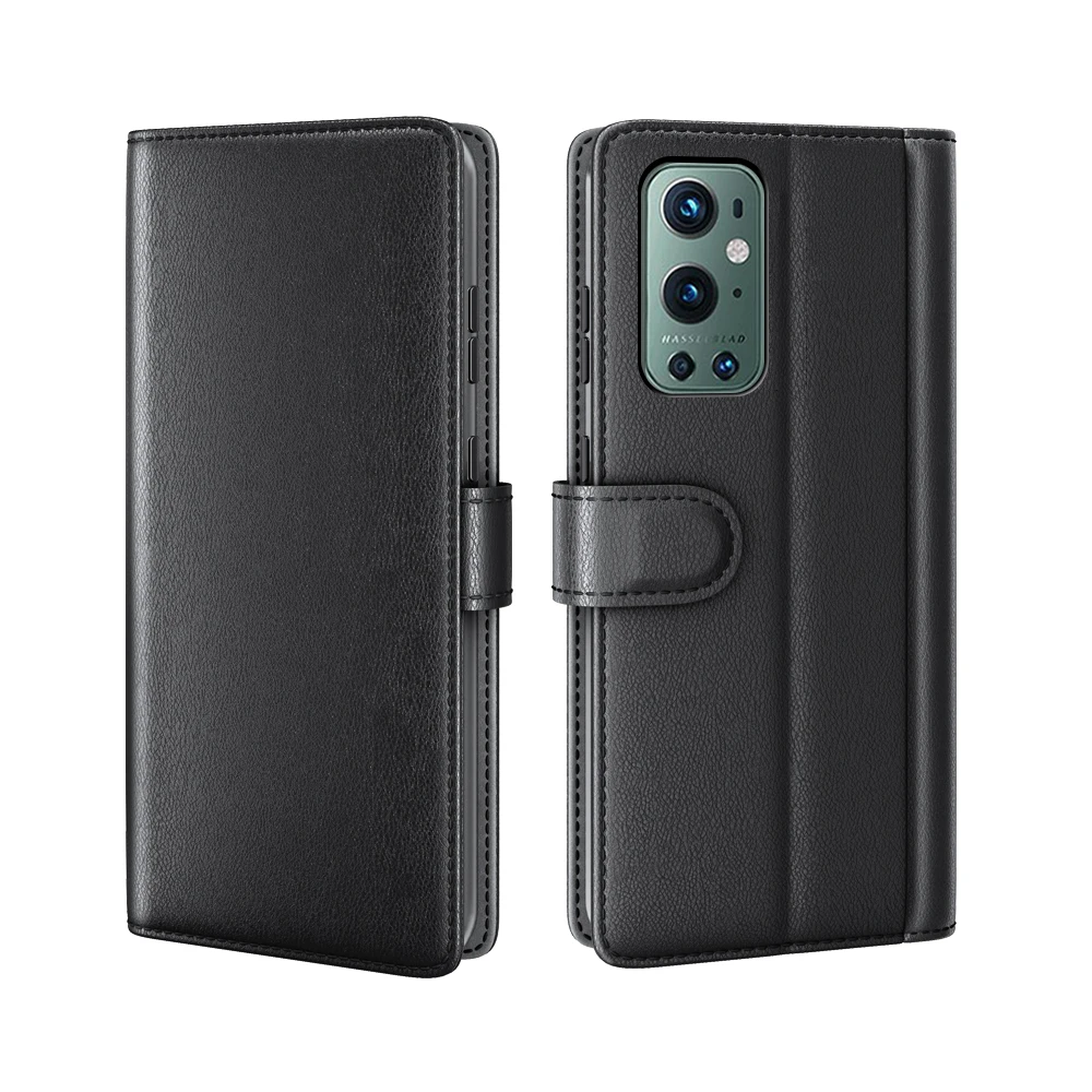For OnePlus 9 Pro Mobile Case Cover for OnePlus 9 Pro Cellphone Case Genuine Cowhide Real Leather Phone Cover Phone Wallet Case