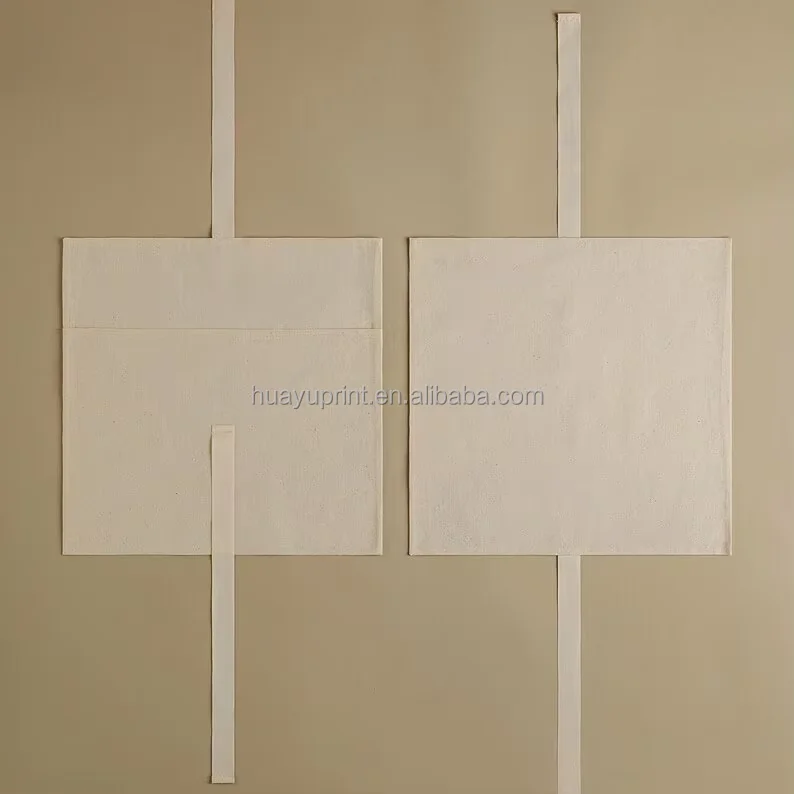 Custom Logo Printed Cotton Flannel Envelope Bag Nature Brushed Dust Bag for Clothing Packaging Printed Cotton Envelope Pouch factory