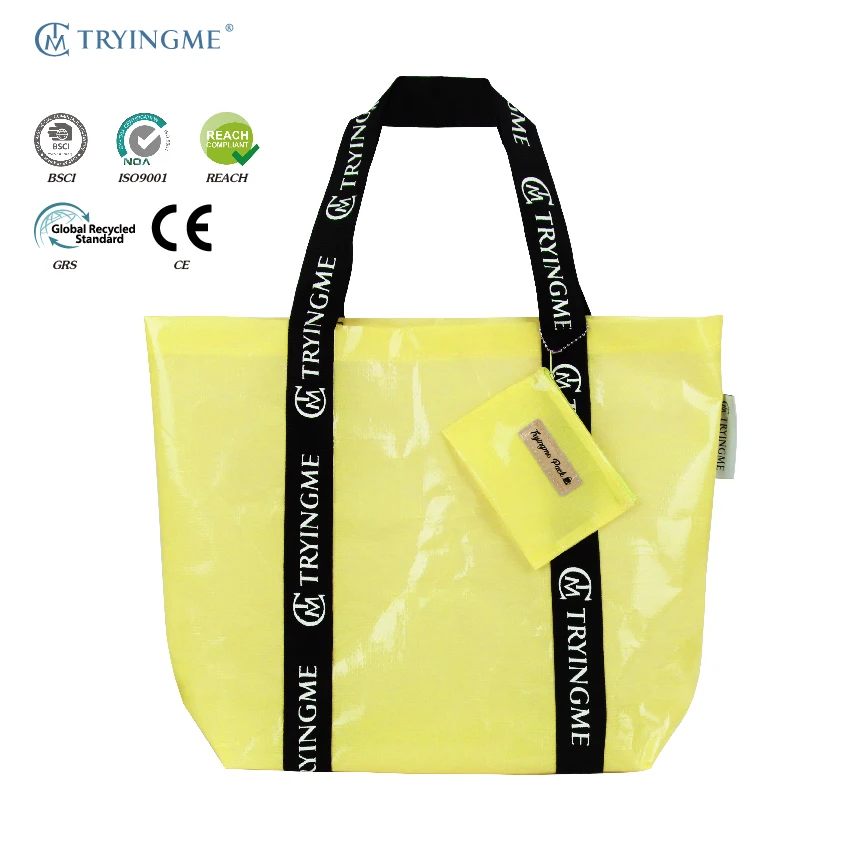 2025 Customizable Handheld Advertising PP Woven Shopping Bag New Laminated New Customizable Handheld Advertising Woven Bag