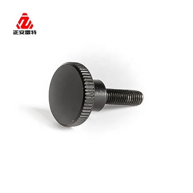 LEITE Computer PC Graphics Card M3x12mm Knurled Head Thumb Screws Black