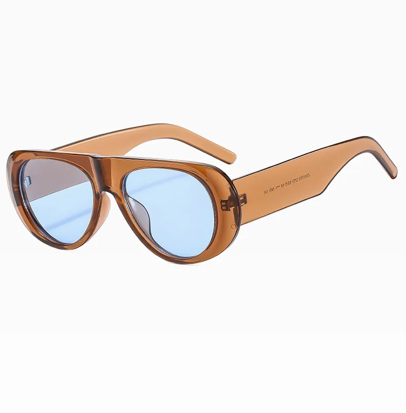 Retro Irregular Big Frame Women Oversized Sunglasses 2024 Luxury Brand