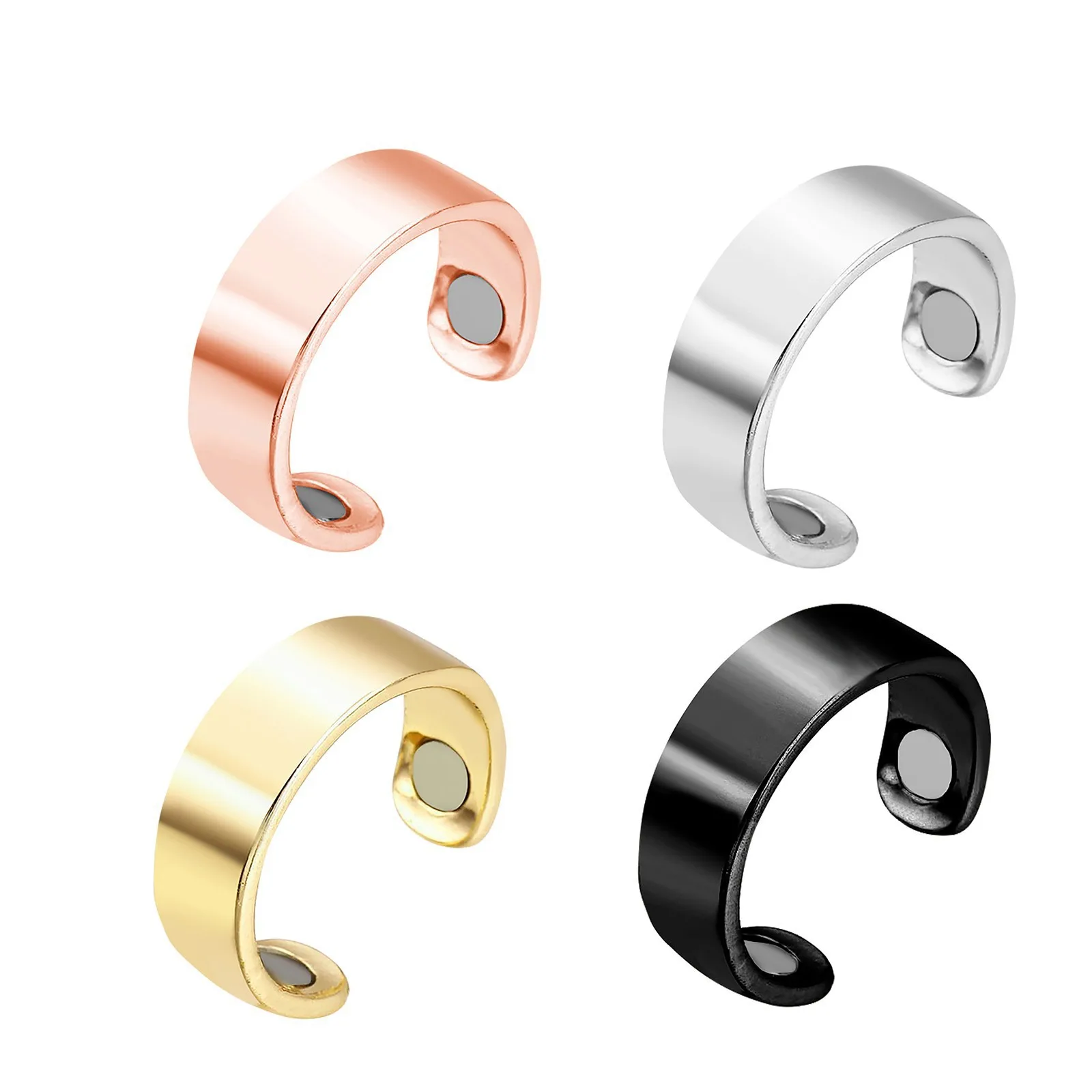 Wholesale Magnetic Anti-snoring Slimming Fitness Weight Loss Ring Therapy Healthcare Rings